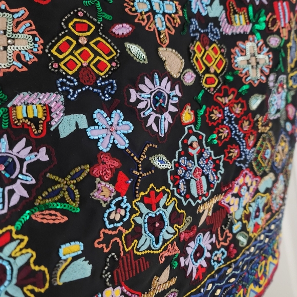 FLORENCIA EMBELLISHED MINI DRESS size 8 - Alice + Olivia - Picture 13 of 16